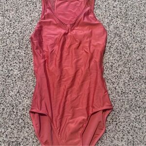 Red One-Piece Swimsuit